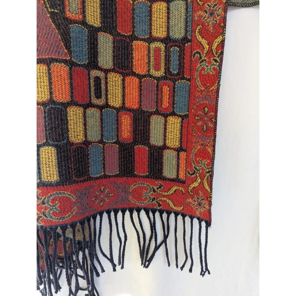 Ultra Soft Cashmere Feel Scarf Shawl Wrap w/Tassels Multicolor 25